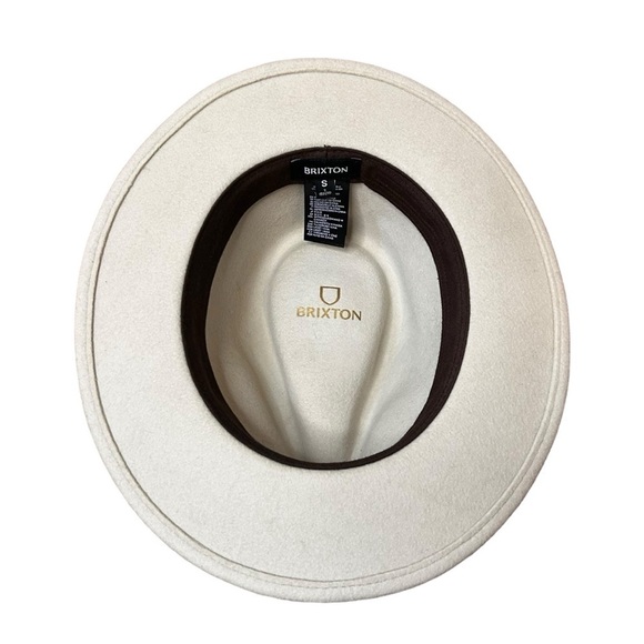 Brixton Messer Fedora Wool Hat- Gravel - Picture 9 of 11